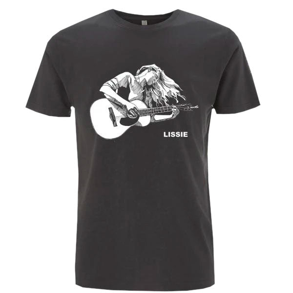 LISSIE LIVE ASH BLACK T-SHIRT