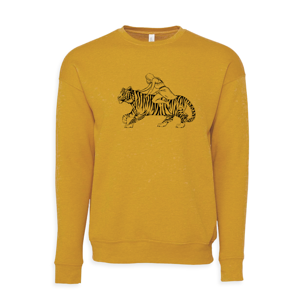 Yellow 2025 tiger sweater